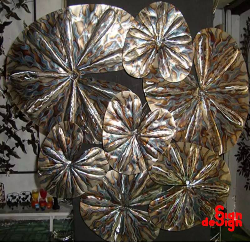 wall decor made of metal by Sign Design Bali your Creative Project Partner for Architects, Designers, and Developers